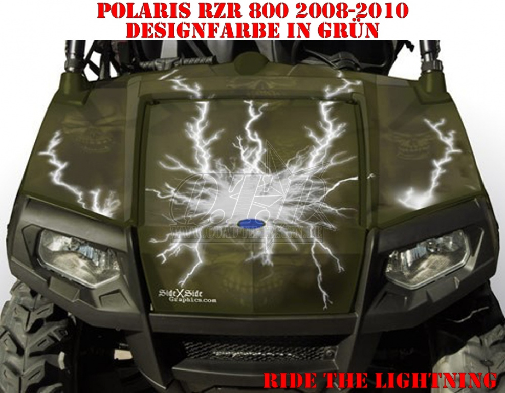 Ride the Lightning Grün für Polaris RZR 800/800 S - 2006-2010